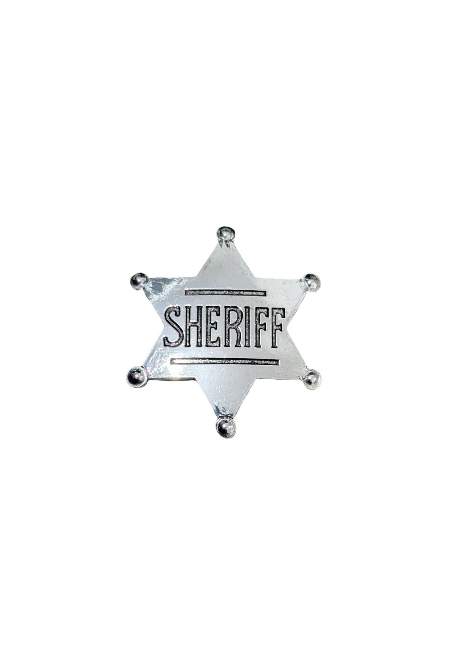 Sheriff Western Star Badge Gold Or Silver