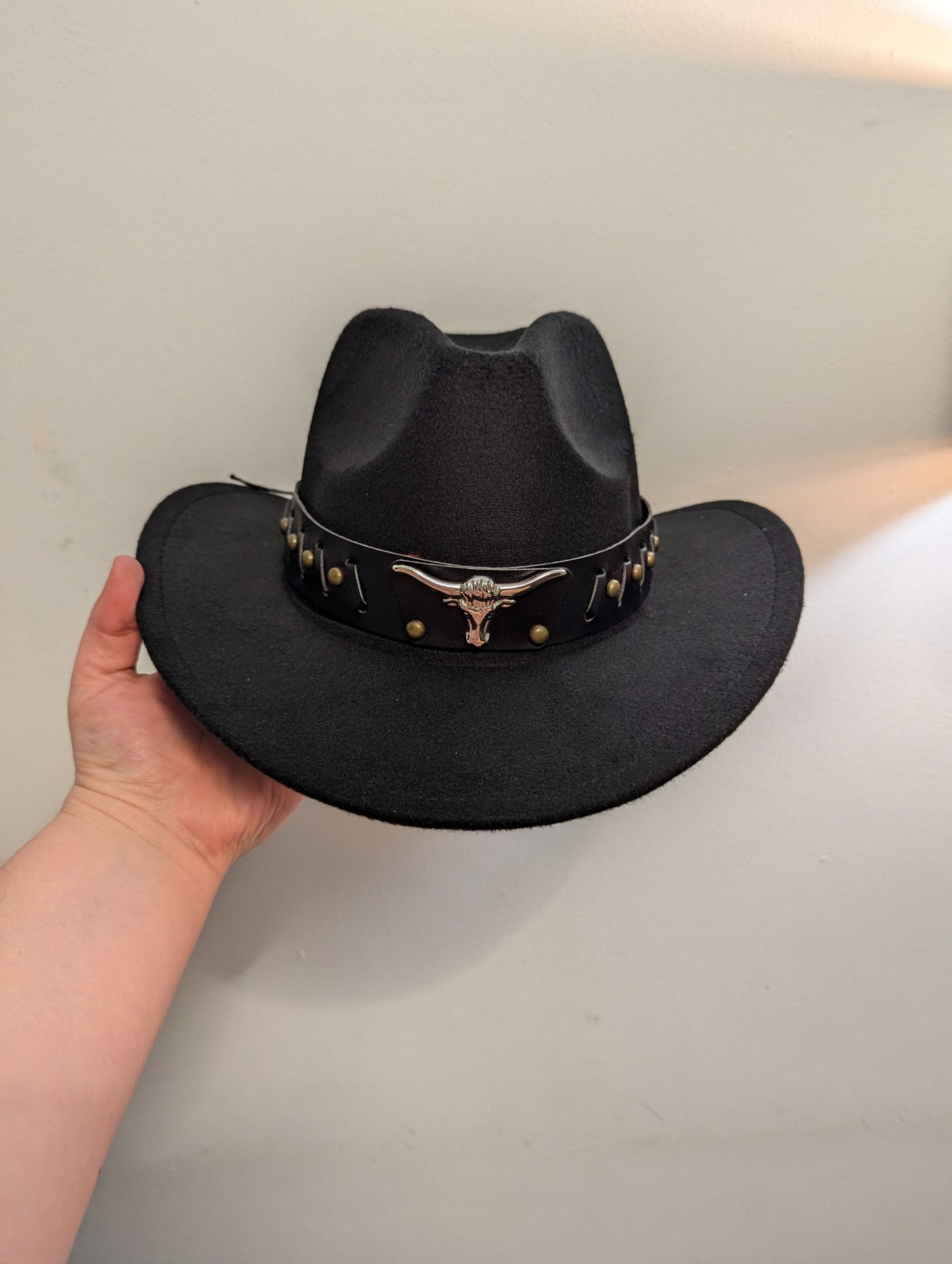 Select from 4 colours. Cowboy cowgirl fedora hat fancy dress bull rodeo festival party western stag hen