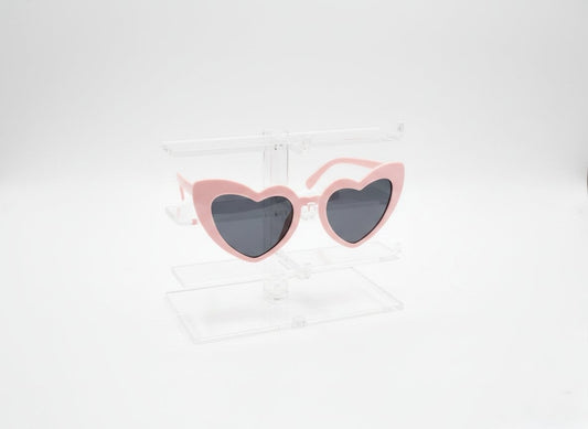 Choose colour: Heart shaped glasses hen do party wedding festival cowboy western