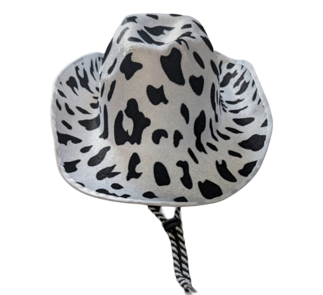 Cow Print Unisex Cowboy Cowgirl Hat