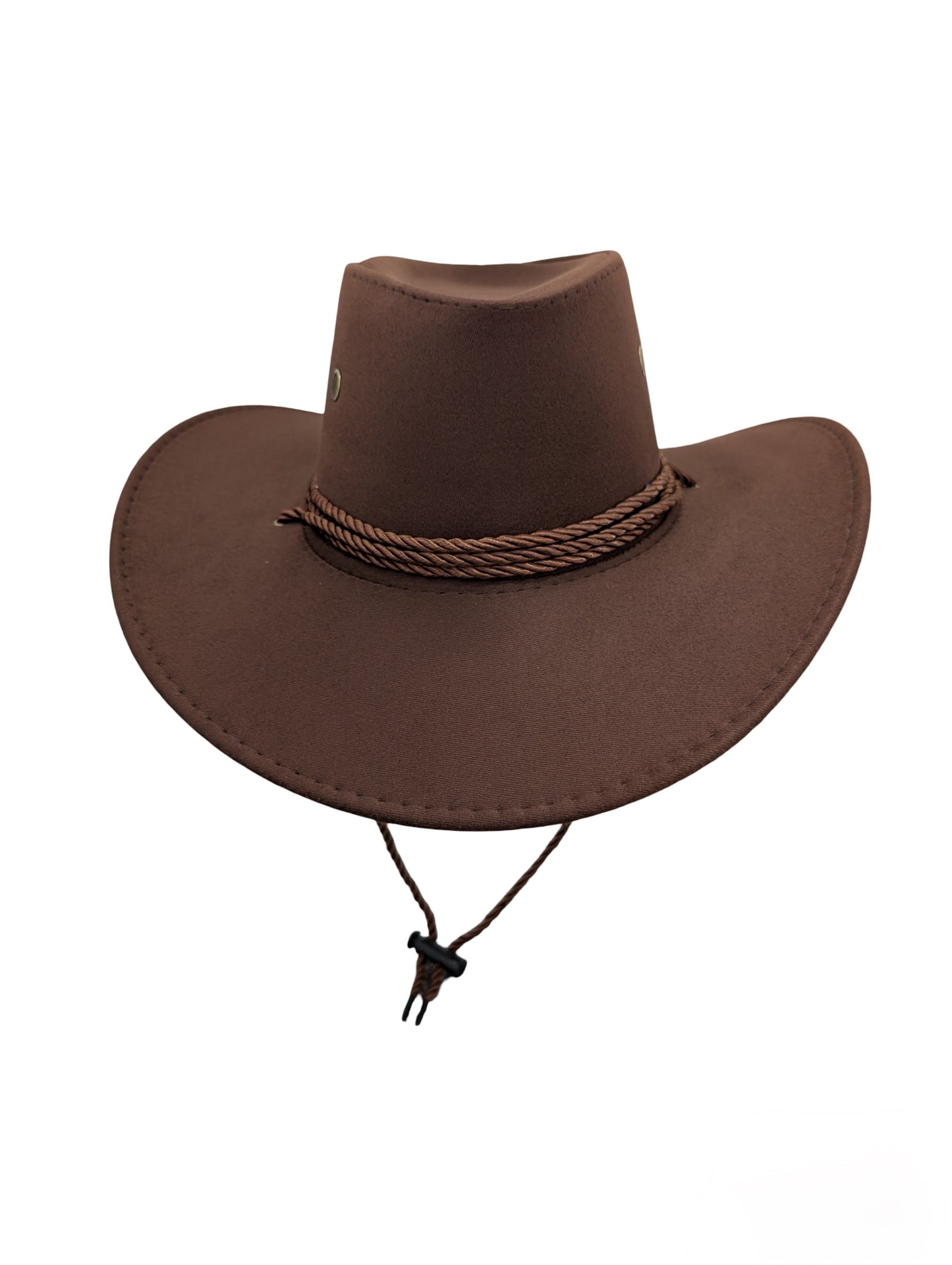 dark brown cowboy hat mens unisex fancy dress western Texas Indiana Jones stag festival
