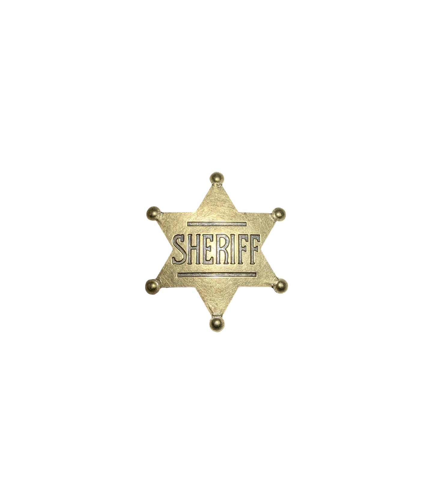 Sheriff Western Star Badge Gold Or Silver
