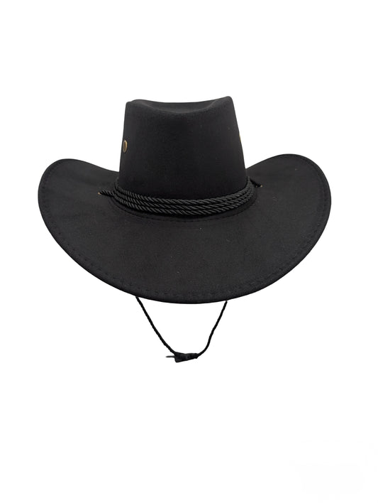 Black cowboy hat fancy dress western rodeo party