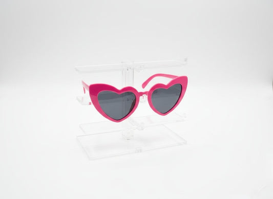 Choose colour: Heart shaped glasses hen do party wedding festival cowboy western