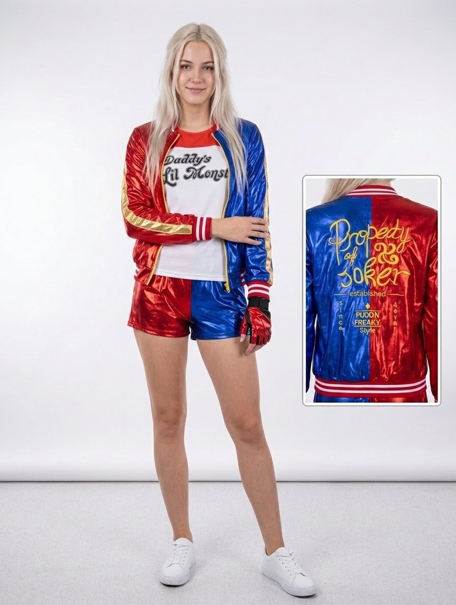 Harley Quinn Suicide Squad Costume Outfit Halloween